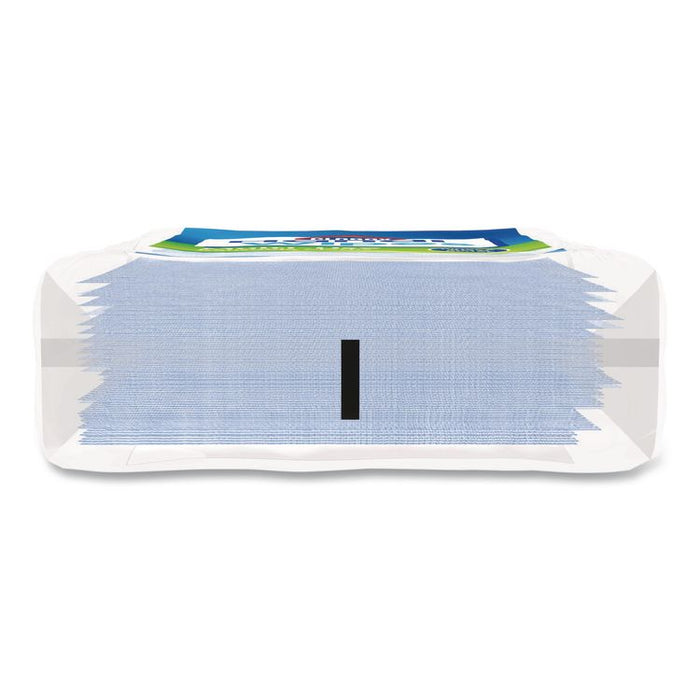 Handi Wipes, 21 x 11, Blue, 36 Wipes/Pack, 4 Packs/Carton