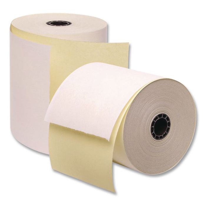 Credit/Debit Verification Kit, 3" x 90 ft, White/Canary