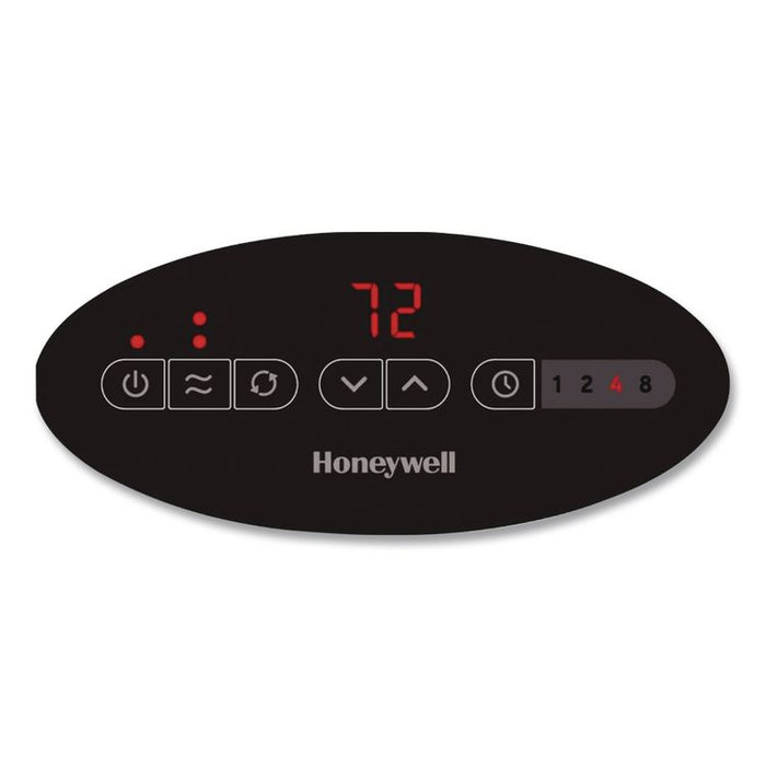 Digital Ceramic Mini Tower Heater, 1,500 W, 10 x 7.63 x 14, Black