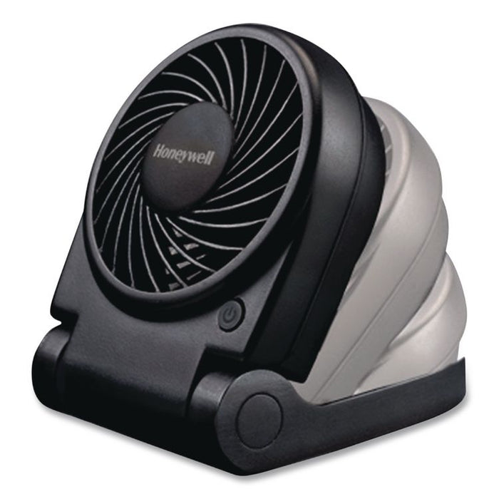 Turbo On The Go USB/Battery Powered Fan, 3", 1 Speed, Black