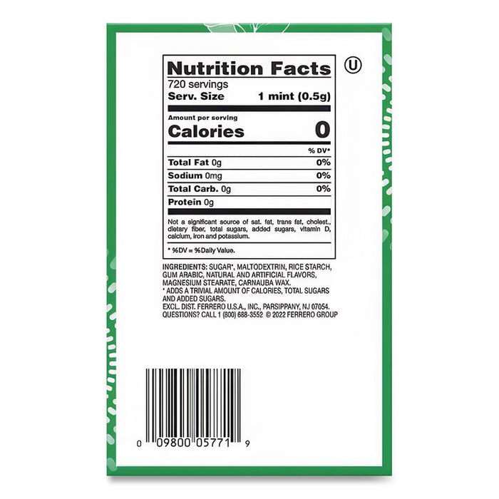 Breath Mints, Freshmint, 1 oz Bottle, 12 Bottles/Box