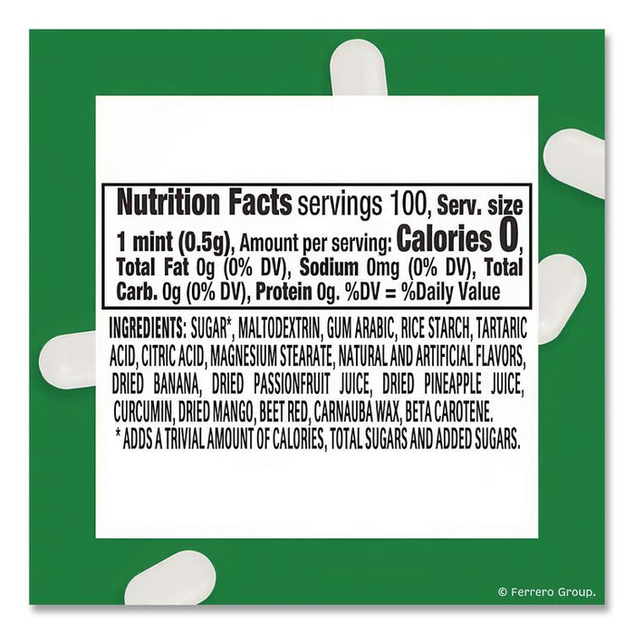 Breath Mints, Freshmint, 1 oz Bottle, 12 Bottles/Box