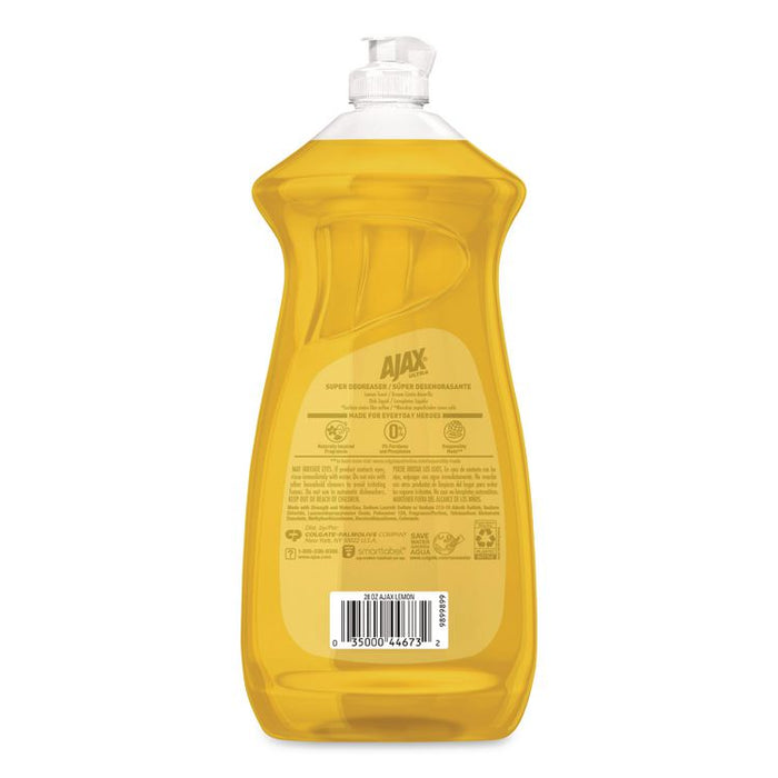 Dish Detergent, Lemon Scent, 28 oz Bottle, 9/Carton