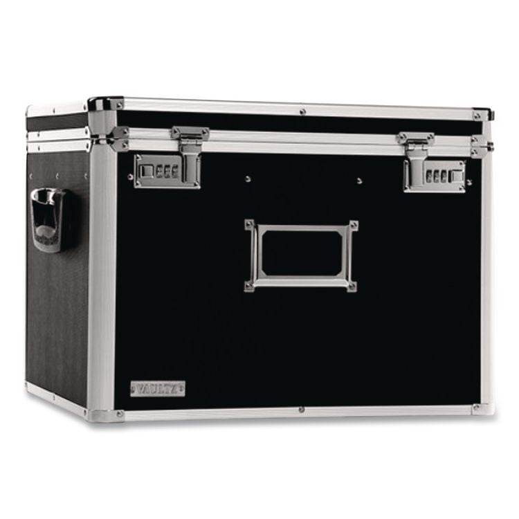 Locking File Chest with Adjustable File Rails, Letter/Legal Files, 17.5 ...