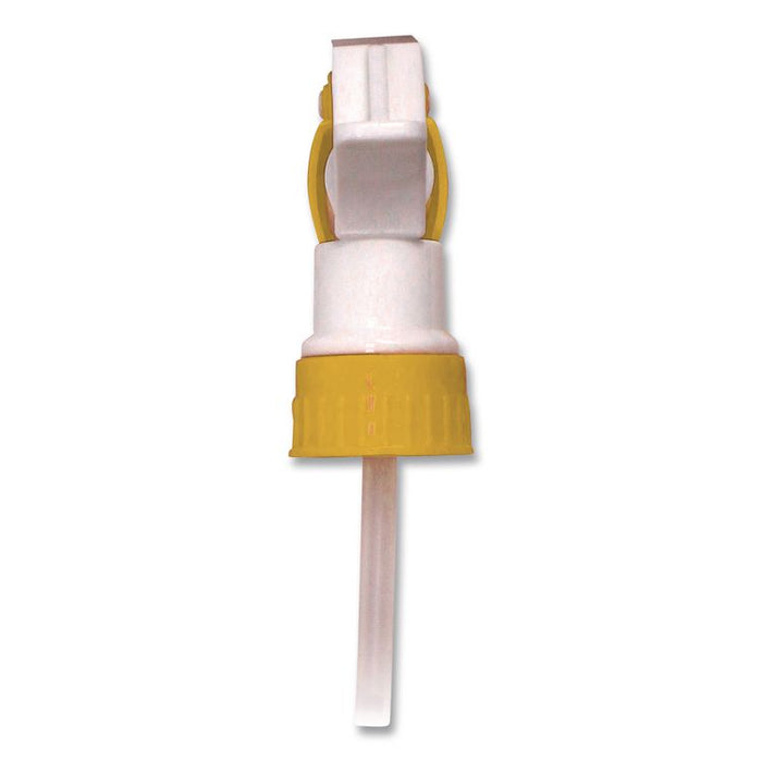 Chemical Resistant Trigger Sprayer, 9.88" Tube, Fits 32 oz Bottles, Yellow/White