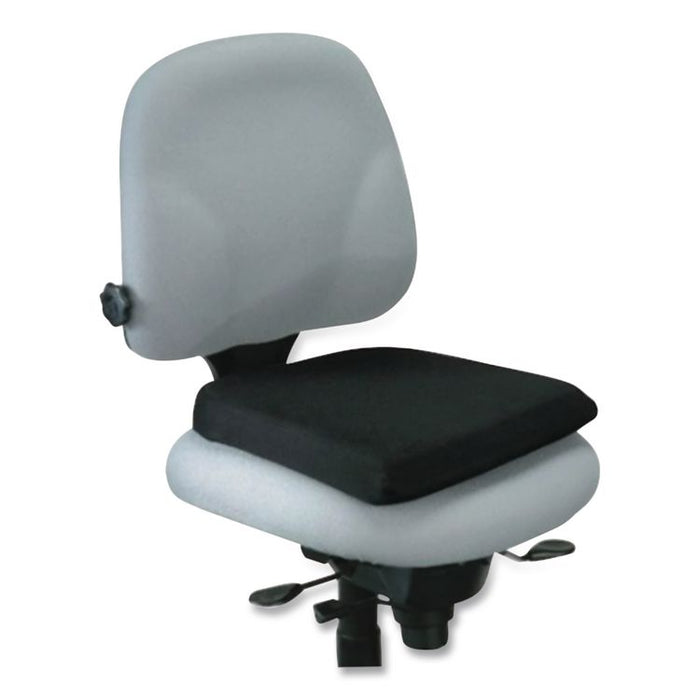 Memory Foam Seat Rest, 15.5 x 16 x 2, Black