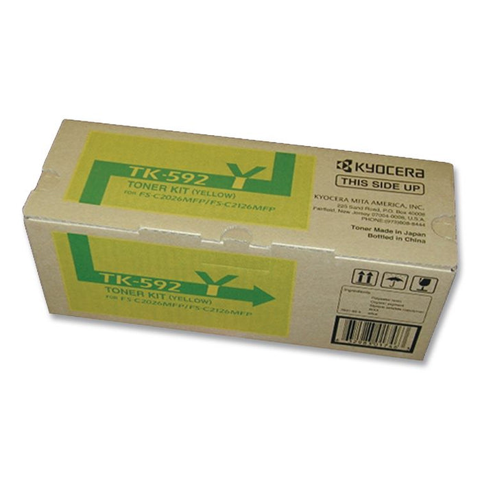 TK592Y Toner, 7,000 Page-Yield, Yellow