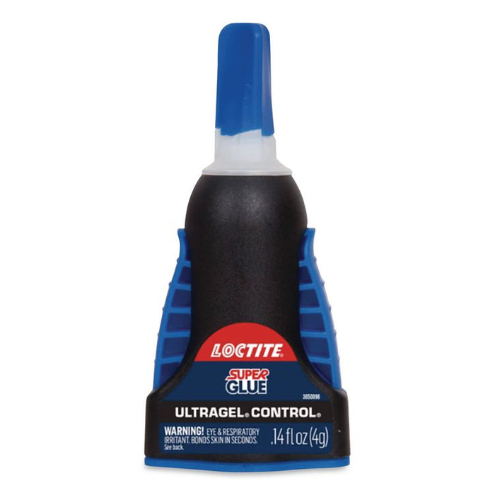 Ultra Gel Control Super Glue, 0.14 oz, Dries Clear