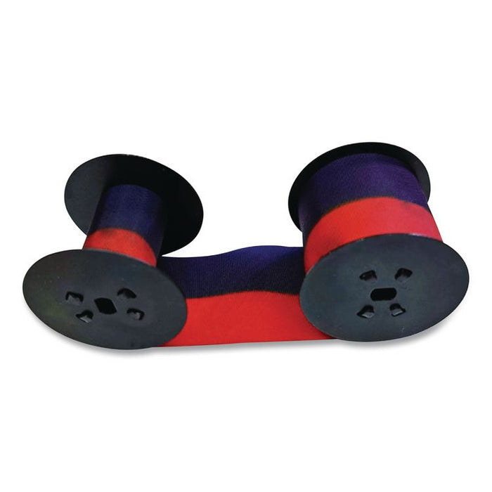 72CN Time Clock Ribbon, Red/Blue