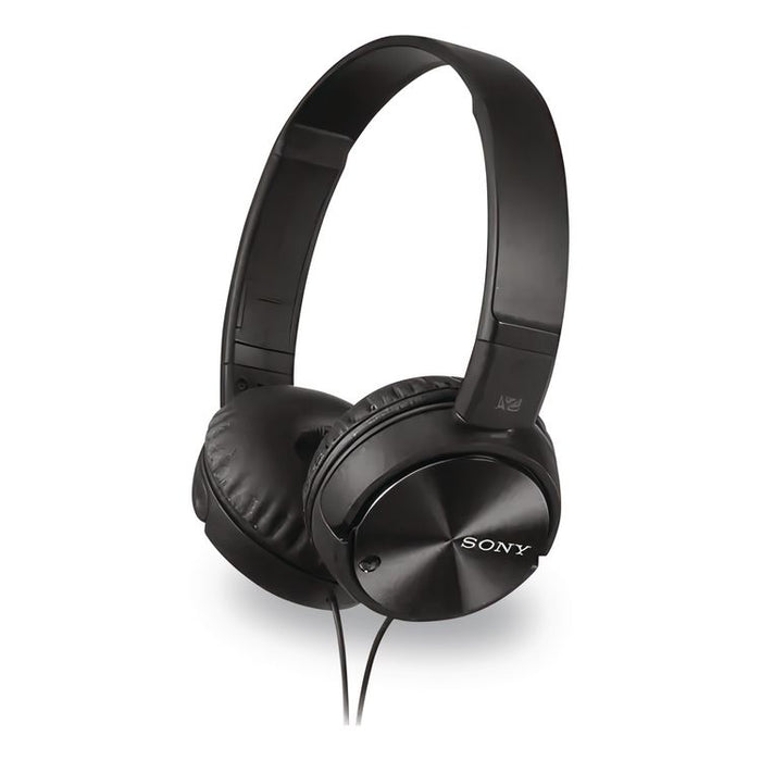 Noise Canceling Headphones, 4 ft Cord, Black