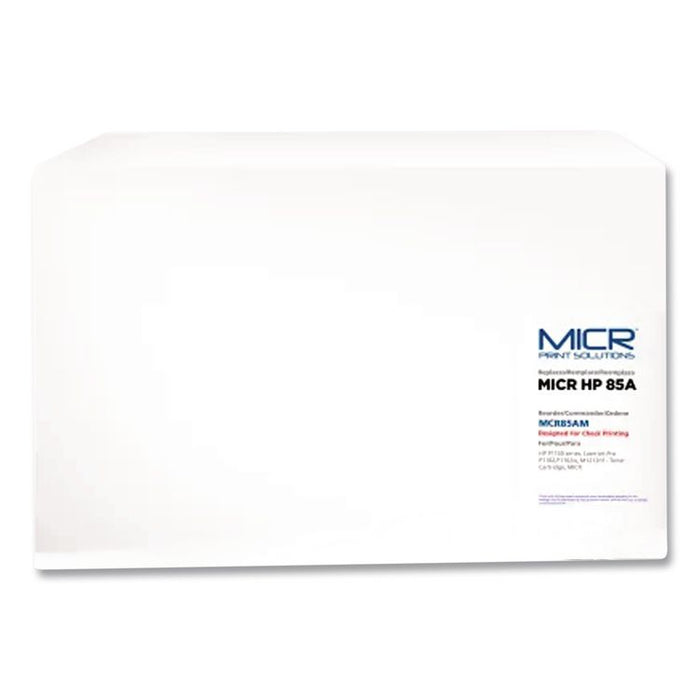 Compatible CE285A(M) (85AM) MICR Toner, 1,600 Page-Yield, Black