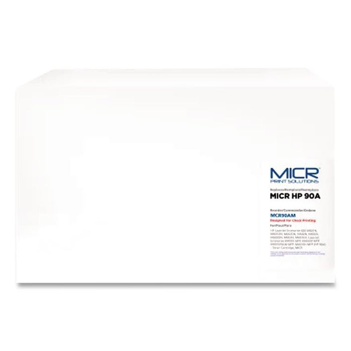 Compatible CE390A(M) (90AM) MICR Toner, 10,000 Page-Yield, Black