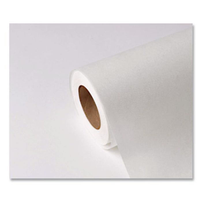 Exam Table Paper, Deluxe Crepe, 18" x 125 ft, White, 12/Carton