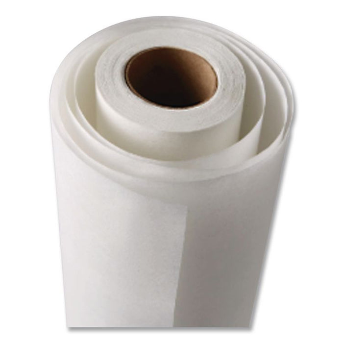 Exam Table Paper, Deluxe Crepe, 18" x 125 ft, White, 12/Carton
