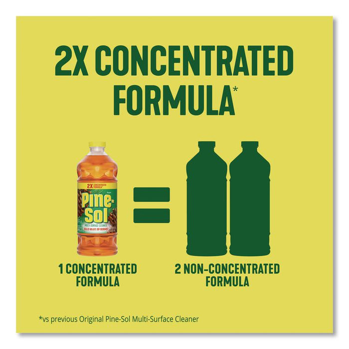 Multi-Surface Cleaner Disinfectant Concentrated, Original Pine Scent, 40 oz Bottle