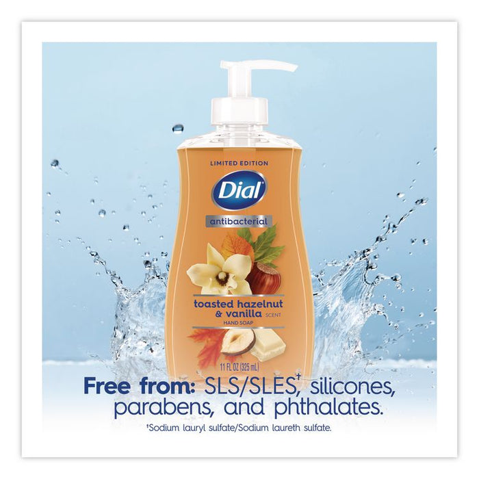 Antibacterial Liquid Hand Soap, Limited Edition, Toasted Hazelnut and Vanilla Scent, 11 oz Pump Bottle