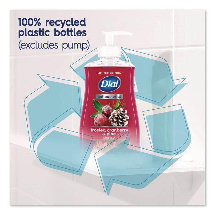 Antibacterial Liquid Hand Soap, Limited Edition, Frosted Cranberry and Pine Scent, 11 oz Pump Bottle