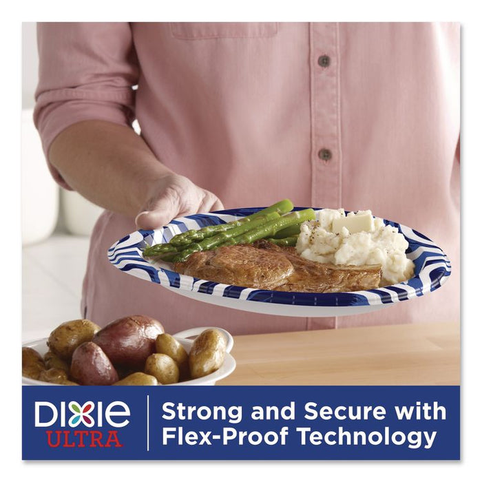 Paper Plate with Flex-Proof Technology, 10" dia, Multicolor, 64/Pack