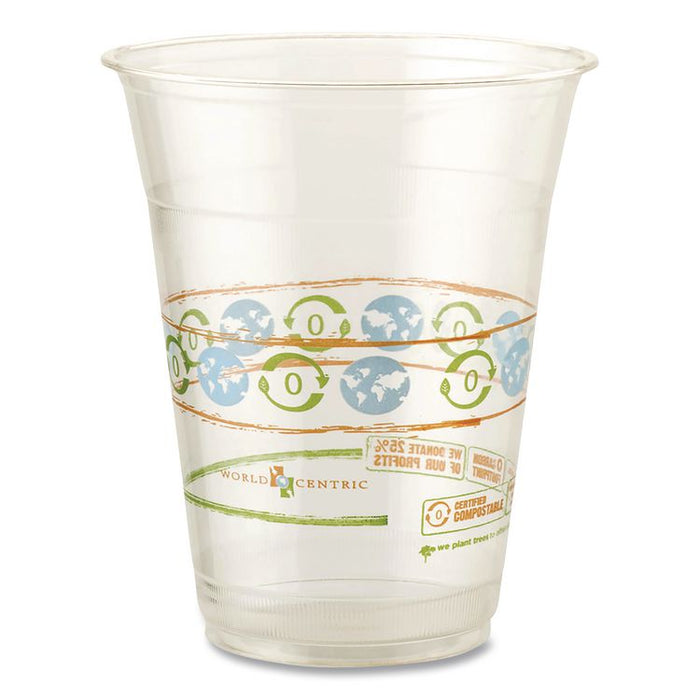 PLA Clear Cold Cups, 16 oz, 10/Pack