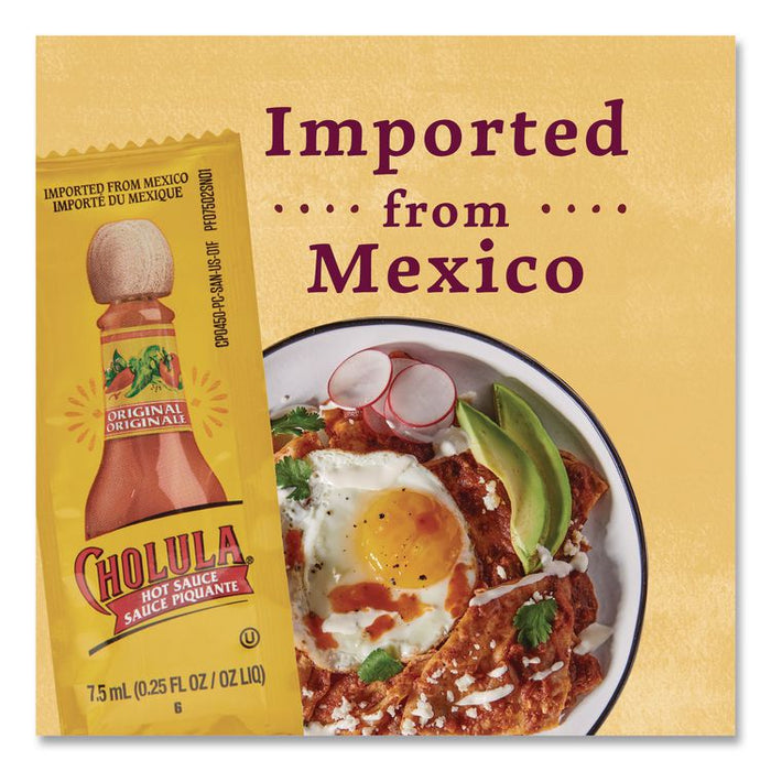 Original Hot Sauce Packets, 0.25 oz Packet, 200/Carton