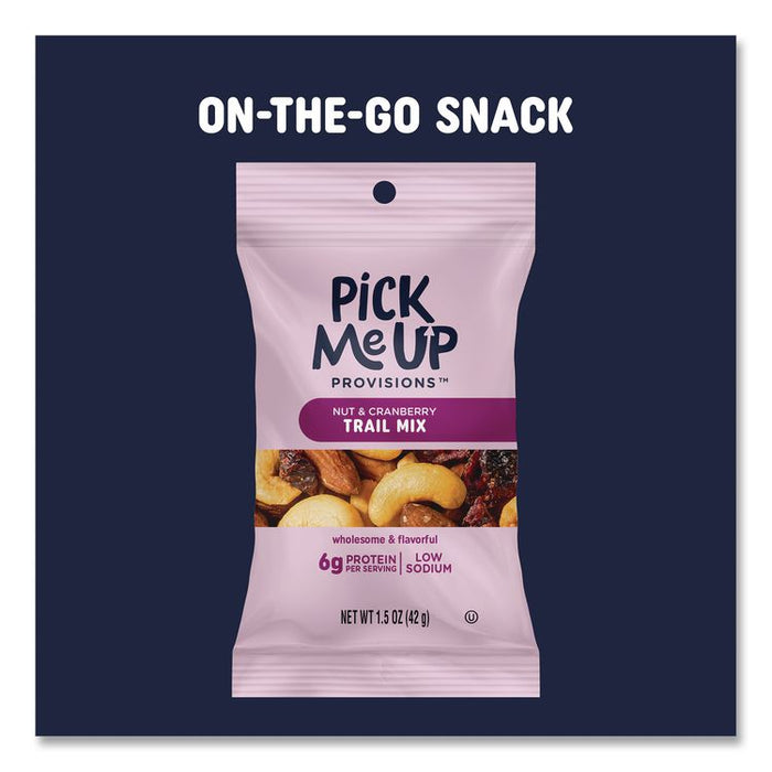Nut and Cranberry Trail Mix, 1.5 oz Packet, 48/Box