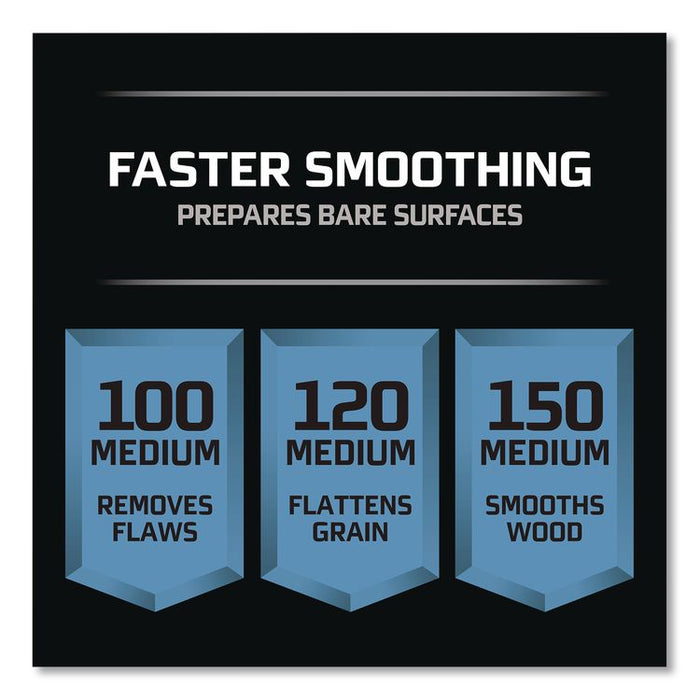 Pro Grade Precision Sanding Sheet, 6/Pack