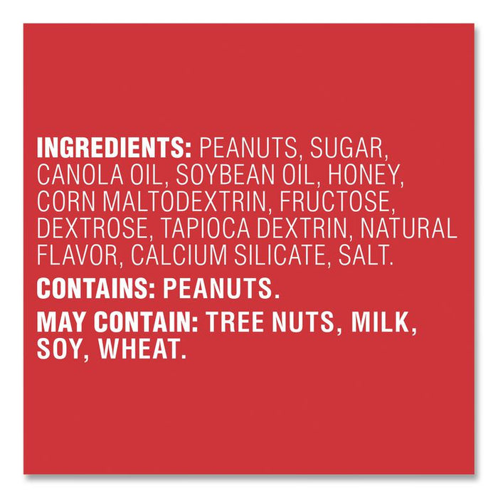Honey Roasted Peanuts, 2 oz Packet, 36/Box