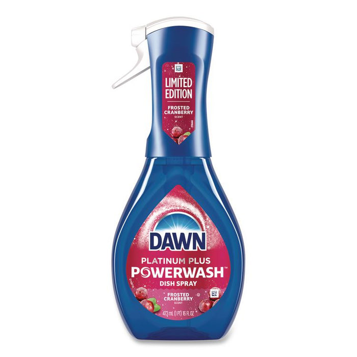 Platinum Plus Powerwash Dish Spray, Frosted Cranberry Scent, 16 oz Spray Bottle