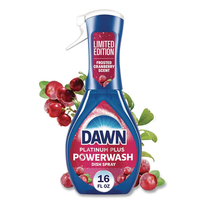 Platinum Plus Powerwash Dish Spray, Frosted Cranberry Scent, 16 oz Spray Bottle