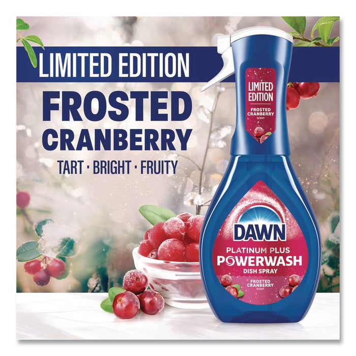 Platinum Plus Powerwash Dish Spray, Frosted Cranberry Scent, 16 oz Spray Bottle