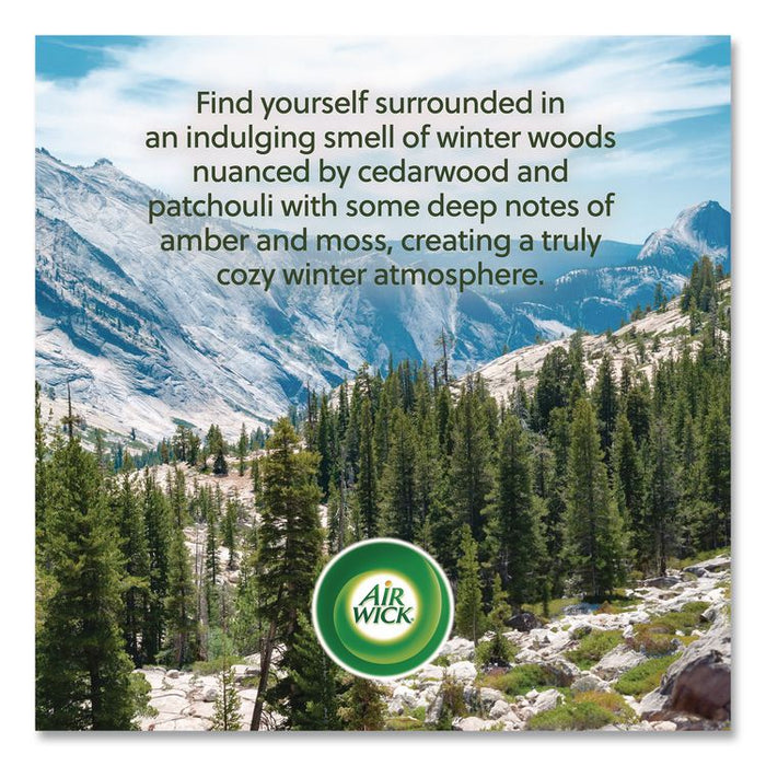 Vibrant Scented Oil Warmer Refill, Limited Edition, Winter Woods and Frosted Ivy, 0.67 oz, 2/Pack
