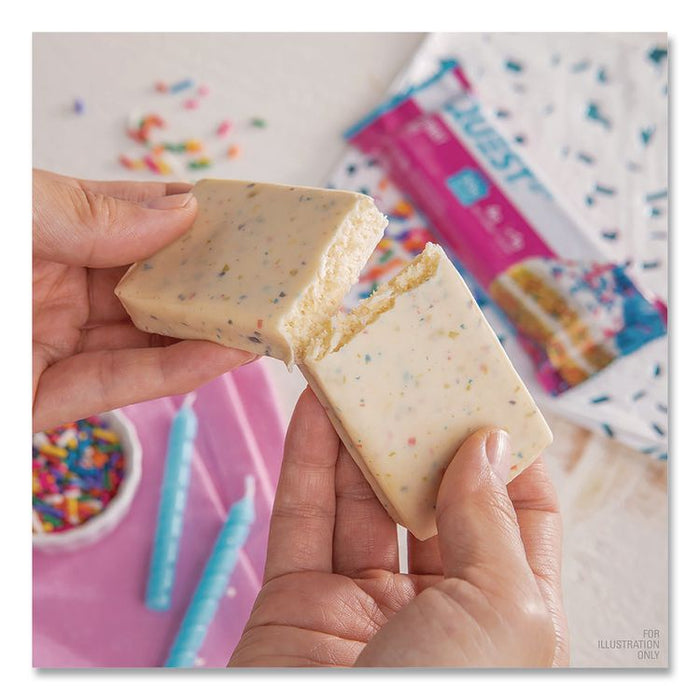 Protein Bars, Birthday Cake, 2.12 oz Bar, 12/Box