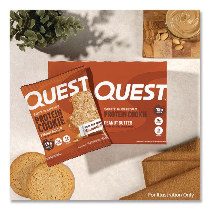 Gluten Free Protein Cookies, Peanut Butter, 2.04 oz Pack, 12/Box