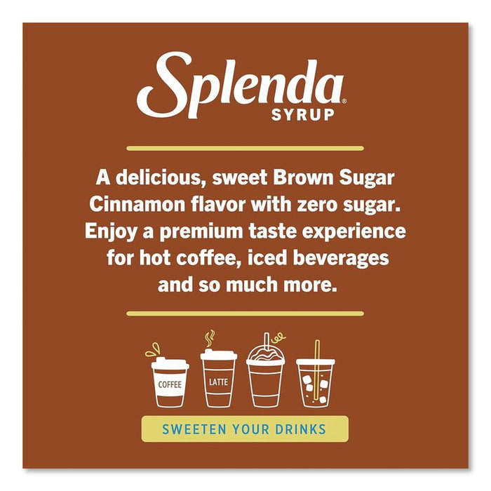 Sugar-Free Coffee Syrup, Brown Sugar Cinnamon, 25.4 oz Bottle, 6/Carton