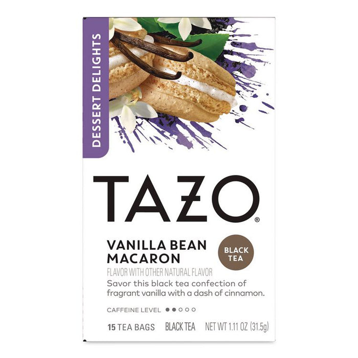 Tea Bags, Vanilla Bean Macaron, 0.07 oz Filterbag, 15/Box