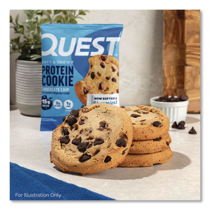 Gluten Free Protein Cookies, Chocolate Chip, 2.08 Pack, 12/Box