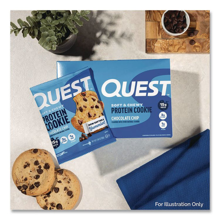 Gluten Free Protein Cookies, Chocolate Chip, 2.08 Pack, 12/Box