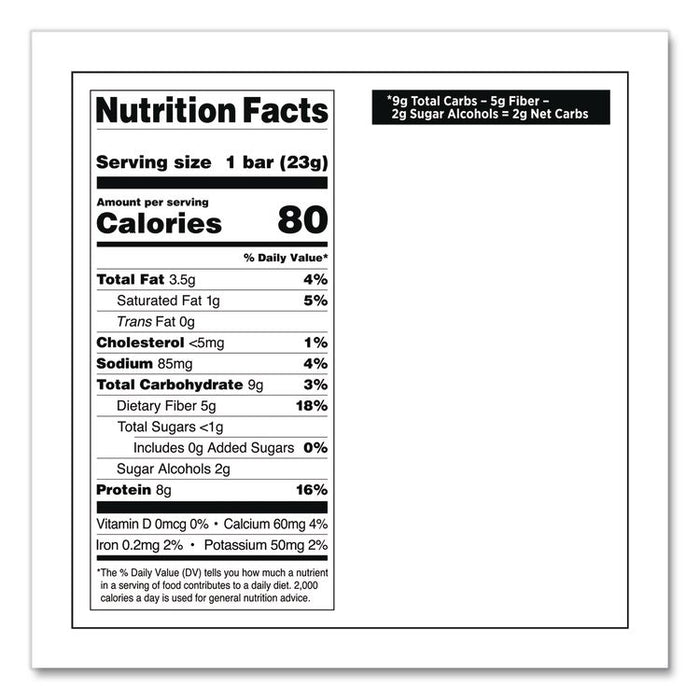 Protein Bar Minis, Chocolate Chip Cookie Dough, 0.81 oz Bar, 14/Box