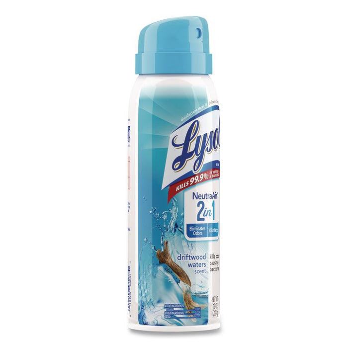 2 in 1 Aerosol Air Freshener, Driftwood Waters Scent, 10 oz Aerosol Spray