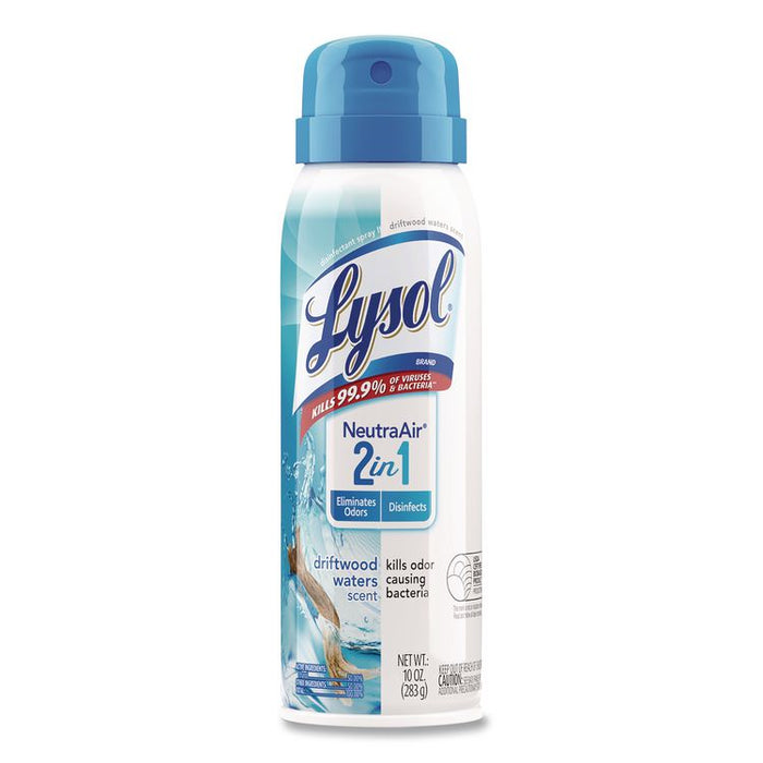 2 in 1 Aerosol Air Freshener, Driftwood Waters Scent, 10 oz Aerosol Spray