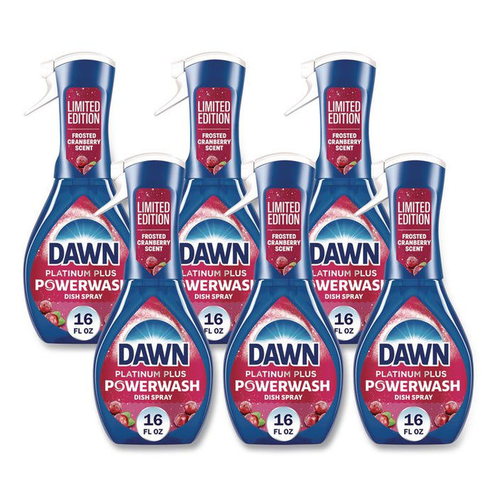 Platinum Plus Powerwash Dish Spray, Frosted Cranberry Scent, 16 oz Spray Bottle