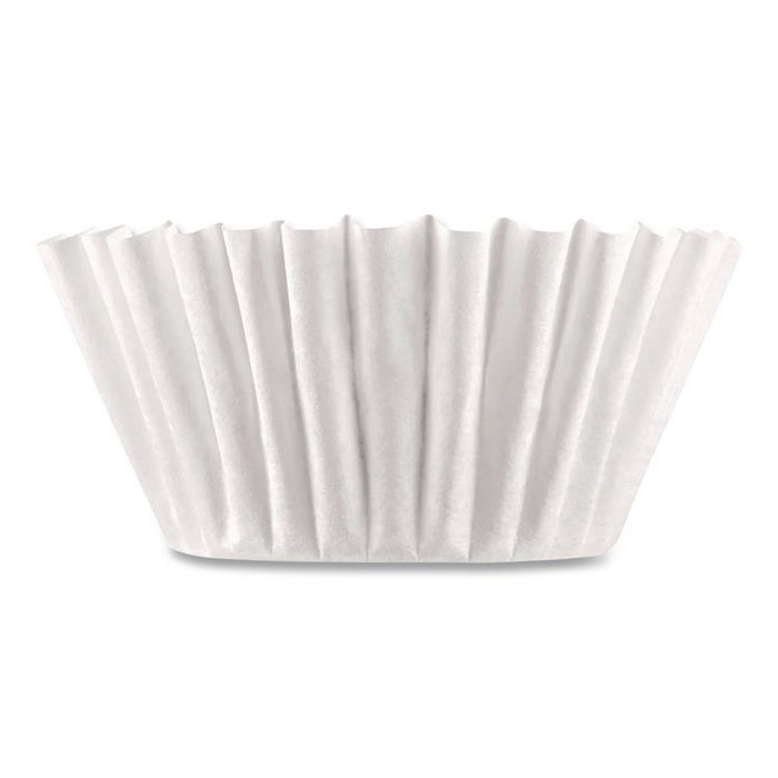 Coffee Filters, 12 Cup Size, Flat Bottom, 500/Bag, 2 Bags/Carton