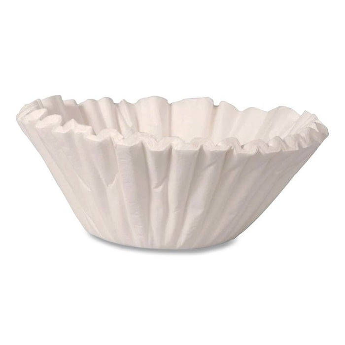 Coffee Filters, 12 Cup Size, Flat Bottom, 500/Bag, 2 Bags/Carton