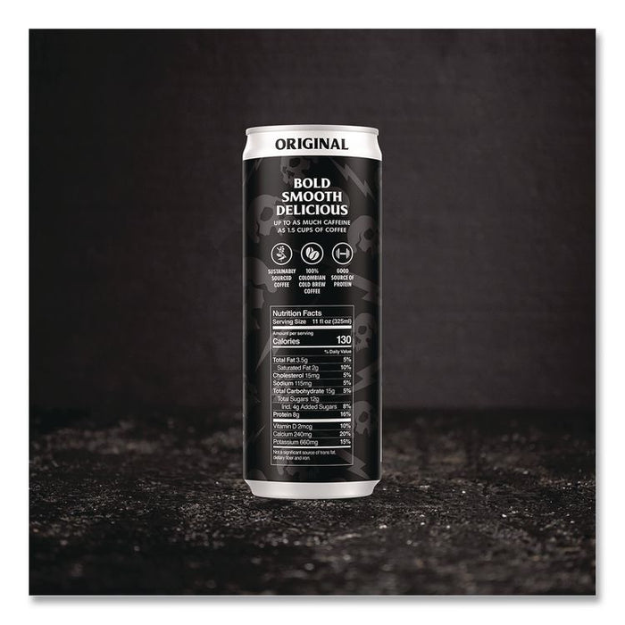 Original Latte Cold Brew Coffee, 11 oz Can, 12/Carton