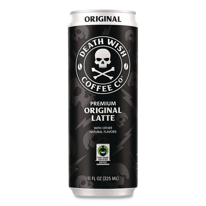 Original Latte Cold Brew Coffee, 11 oz Can, 12/Carton