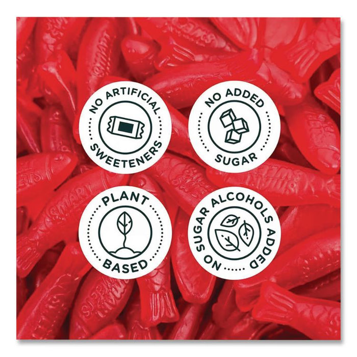 Sweet Fish Gummy Candy, Berry, 1.8 oz Packet, 12/Box
