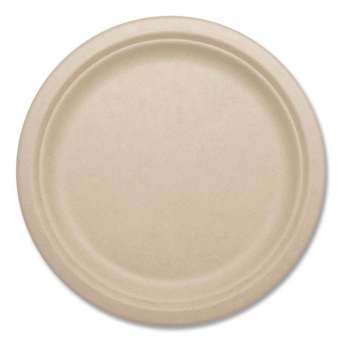 Fiber Plates, 10" dia, Natural, 20/Pack