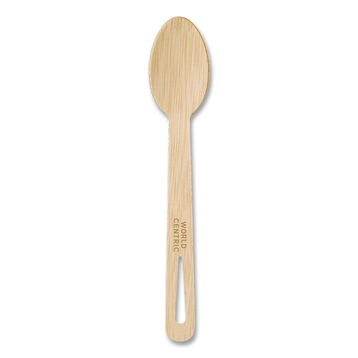 Bamboo Cutlery, Medium Heavyweigh, Spoon, Paper, Natural, 24/Pack