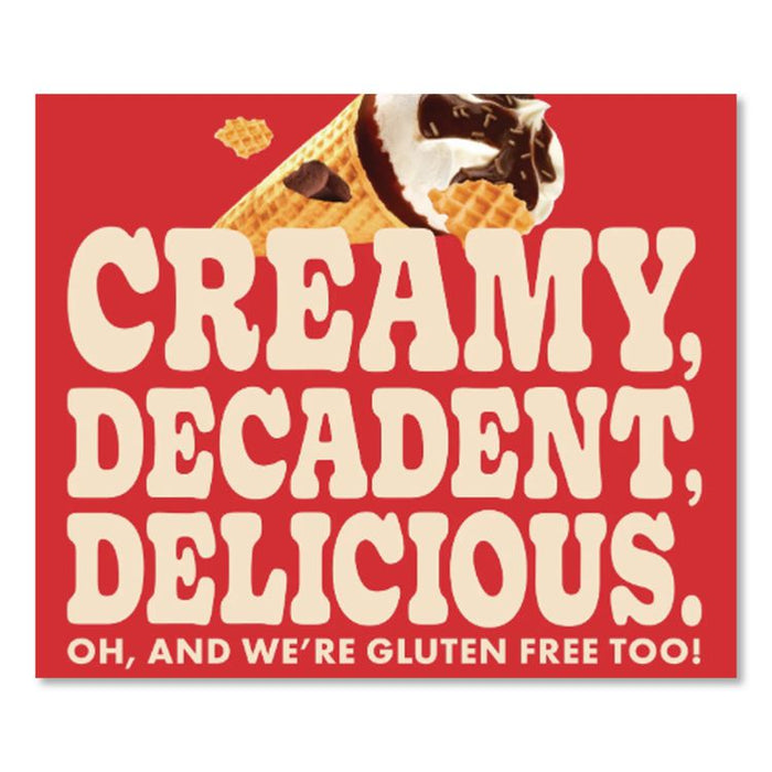 Sundae Cone Protein Bar, 1.76 oz Bar, 6/Box
