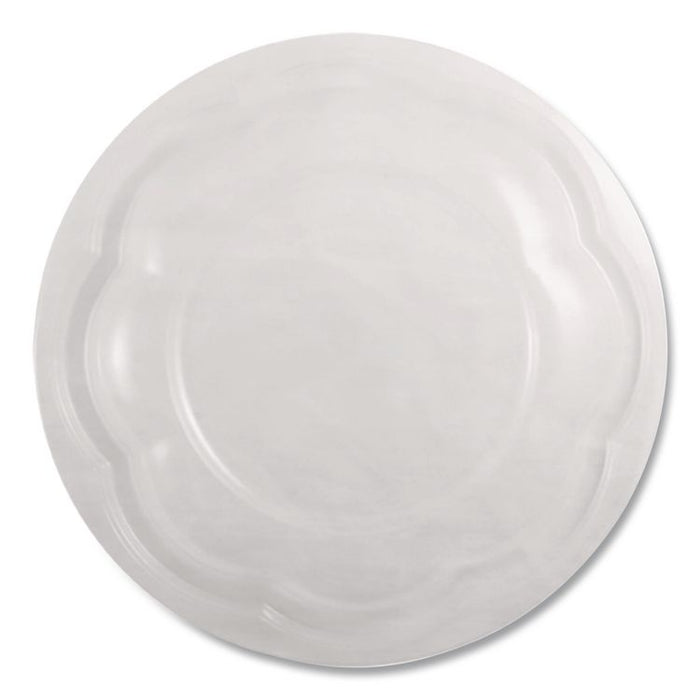 PLA Salad Bowl Lids, 6.8" dia x 0.8" h, Clear, Plastic, 600/Carton